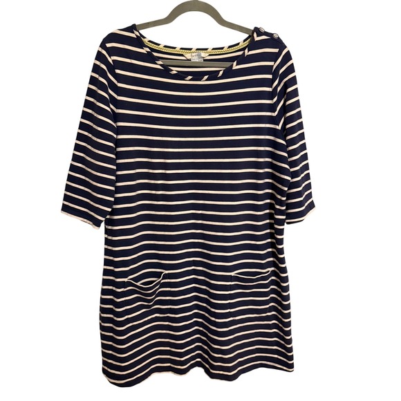 Boden Tops - Boden Navy White Striped Tunic Dress Size 16 Classic Spring Minimalist Nautical
